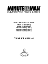 Minuteman AT650, GS650 (650VA) User manual