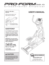 Gold's Gym 20.0 CrossTrainer User manual