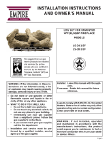 White Mountain Hearth Vail Log Set (LS_EF) Owner's manual