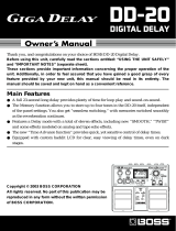 Roland DD-20 Owner's manual