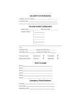 CADDX 8600UF98 User manual