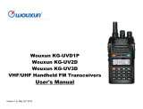 Wouxun KG-UV3D User manual