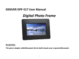 Denver DPF-567 User manual