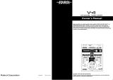 Edirol V-4 User manual