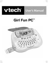 VTech Girl Fun PC User manual