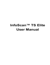WizCom Technologies InfoScan TS Elite User manual
