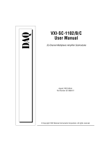 DAQ VXI-SC-1102 User manual