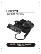 Uniden UH015sx User manual