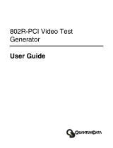 Quantum Data 802R-PCI User manual