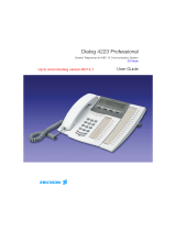 Ericsson DIALOG 4223 PROFESSIONAL User manual