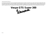 VESPA GTS Super 300 User manual