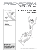 ProForm 15.5 S Elliptical User manual