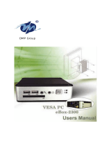 DMP Electronics VESA PC eBox-2300-JSK. User manual