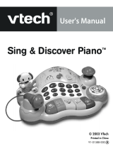 VTech Sing & Discover Piano User manual