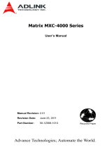ADLINK Technology Matrix MXC-4011D User manual