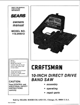 Craftsman 113244512 Owner's manual