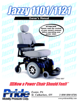 Pride Mobility JAZZY 1101 Owner's manual