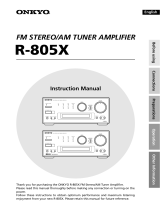 BE RX805 User manual