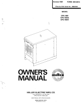 Miller Electric JB522183 Owner's manual
