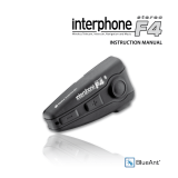 Blueant interphone F4 stereo User manual