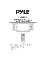 PYLE Audio Mobile Video System PLD41MUT User manual