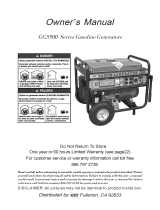 UST GG5500 Series Owner's manual