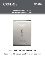 COBY electronic BP-420 User manual