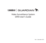 Uniden Guardian G955 User manual