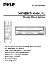 PYLE Audio PLTVRDIN65 User manual