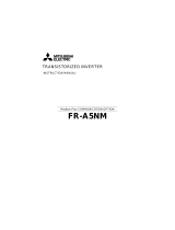 Mitsubishi FR-A5NM User manual