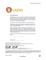 Vizio VSB210WS - V - Home Theater Speaker Sys User manual