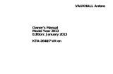 Vauxhall Meriva 2013 Owner's manual