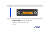 VDO CD7326U-OR Owner's manual