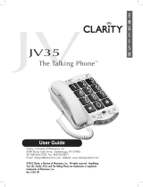 Clarity JV35 User manual