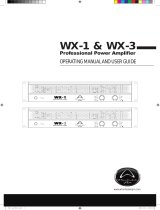 Warfedale Pro WX-3 User manual