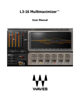Waves Multimaximizer L3-16 User manual