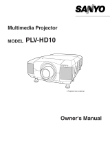 Sanyo BLK-HD10D User manual