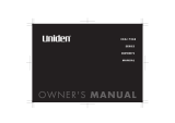 Uniden AMWUP033 User manual