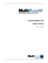 Multitech MT5634ZBA-USB User manual