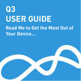 Blueant Q3 User manual