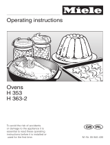 Miele H363-2 Owner's manual