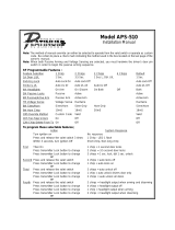 Audiovox APS-510C APS-510C User manual