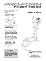 Pro-Form 450 User manual