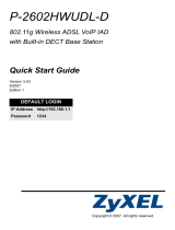 ZyXEL CommunicationsP-2602HWUDL-D