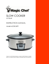 Magic Chef MCSSC6PST User manual