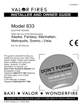 Valor Fires 833 Installer And Owner Manual