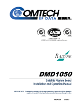 Radyne Radyne DMD1050 Operating instructions