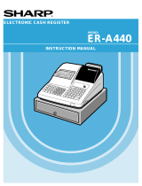 Sharp ER-A440 User manual