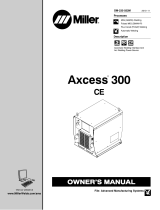 Miller Electric Axcess 300 Owner's manual