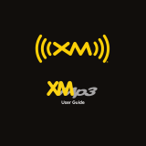 XM Satellite Radio CD-XMCASE1 User manual